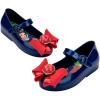 image:imagemini melissa Girls Sweet Love  Disney Princess Mary Jane Jelly Flat for Toddlers amp Babies  Jelly Shoes for Little Girls with Adjustable Strap amp Side BuckleSnow White  Metallic BlueRed