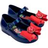 image:imagemini melissa Girls Sweet Love  Disney Princess Mary Jane Jelly Flat for Toddlers amp Babies  Jelly Shoes for Little Girls with Adjustable Strap amp Side BuckleSnow White  Metallic BlueRed