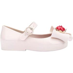 image:imagemini melissa Girls Sweet Love  Disney Princess Mary Jane Jelly Flat for Toddlers amp Babies  Jelly Shoes for Little Girls with Adjustable Strap amp Side BuckleSnow White  WhiteRed