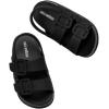 image:imagemini melissa Cozy Jelly Sandals for Toddlers amp Little Kids  Summer Sandal wAdjustable Back Strap Jelly Shoes for Girls amp BoysMatt Black
