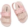 image:imagemini melissa Cozy Jelly Sandals for Toddlers amp Little Kids  Summer Sandal wAdjustable Back Strap Jelly Shoes for Girls amp BoysPinkBeige