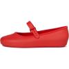 image:imagemini melissa Girls Soft Ballerina Little Big Kid Ballet FlatRed