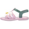 image:imagemini melissa Hip Bloomy Sandal for Toddlers and Little KidsMetallic PinkGreen