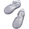 image:imagemini melissa Possession Fisherman Jelly Sandal for Toddlers and Girls  Adjustable Buckle Summer Sandals Waterproof Bubblegum Scent Comfortable Beach Play and Dress Shoes for All Day WearPink Silver Glitter