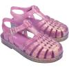 image:imagemini melissa Possession Fisherman Jelly Sandal for Toddlers and Girls  Adjustable Buckle Summer Sandals Waterproof Bubblegum Scent Comfortable Beach Play and Dress Shoes for All Day WearGlitter Lilac