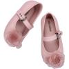 image:imagemini melissa Soft Ballerina Petals Flats with Strap for GirlsPink