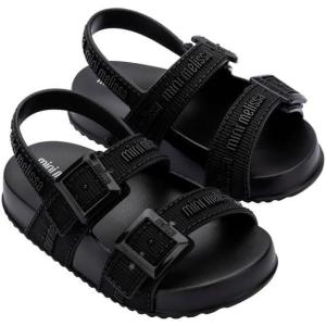 image:imagemini melissa Cozy Jelly Sandals for Toddlers amp Little Kids  Summer Sandal wAdjustable Back Strap Jelly Shoes for Girls amp BoysM Lover  Black