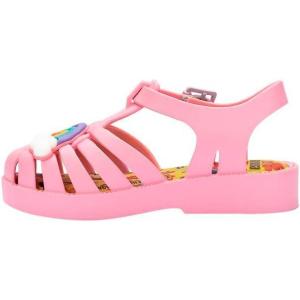 image:imagemini melissa Possession Fisherman Jelly Sandal for Toddlers and Girls  Adjustable Buckle Summer Sandals Waterproof Bubblegum Scent Comfortable Beach Play and Dress Shoes for All Day WearMatte Pink
