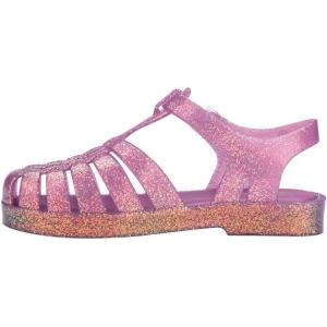 image:imagemini melissa Possession Fisherman Jelly Sandal for Toddlers and Girls  Adjustable Buckle Summer Sandals Waterproof Bubblegum Scent Comfortable Beach Play and Dress Shoes for All Day WearGlitter Lilac