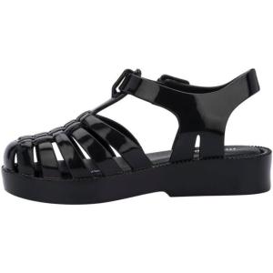 image:imagemini melissa Possession Fisherman Jelly Sandal for Toddlers and Girls  Adjustable Buckle Summer Sandals Waterproof Bubblegum Scent Comfortable Beach Play and Dress Shoes for All Day WearBlack