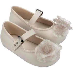 image:imagemini melissa Soft Ballerina Petals Flats with Strap for GirlsBeige