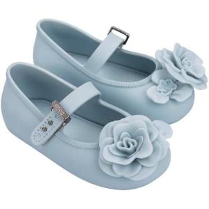 image:imagemini melissa Soft Ballerina Petals Flats with Strap for GirlsLight Blue