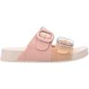 image:imagemini melissa Cozy Jelly Slides for Kids  Slipon Jelly Shoes Slip On Sandals for Girls Open Toe Summer Shoes AdjustablePinkBeige
