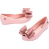 image:imagemini melissa Ultragirl Classic Bow Ballet Flats for KidsLight PinkGlitter