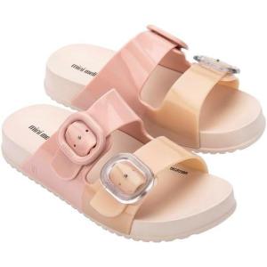 image:imagemini melissa Cozy Jelly Slides for Kids  Slipon Jelly Shoes Slip On Sandals for Girls Open Toe Summer Shoes AdjustablePinkBeige