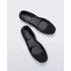 image:imageMelissa Campana Papel Flats for Women  Comfortable Stylish amp Flexible SlideOn ClosedToe Jelly Flat Shoes with Hollow Interwoven Cut Out DesignBlack Glitter