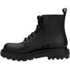 image:imageMelissa Coturno Soft Womens Jelly Combat Boot  Flexible Soft and Comfortable Laceup Jelly Combat Boots with Trendy Rugged Lug Sole Black 10