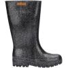 image:imageMelissa Welly Jelly Boot for Women  MidCalf Waterproof Jelly Rain Boot for Women Soft and Flexible Trendy Rain Boots with Treaded Rubber Sole VeganBlackGlitter Silver