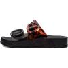 image:imageMelissa Women Cozy Jelly SlidesBlackClear Tortoise