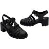 image:imageMelissa Possession Heel Fashion Sandals for Women  Iconic Fisherman Style with Medium Block Heel  Adjustable Buckle for Comfort  100 PVC UpperInsoleSole  Bubblegum ScentBlack