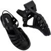 image:imageMelissa Possession Heel Fashion Sandals for Women  Iconic Fisherman Style with Medium Block Heel  Adjustable Buckle for Comfort  100 PVC UpperInsoleSole  Bubblegum ScentBlack