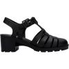image:imageMelissa Possession Heel Fashion Sandals for Women  Iconic Fisherman Style with Medium Block Heel  Adjustable Buckle for Comfort  100 PVC UpperInsoleSole  Bubblegum ScentBlack
