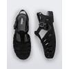 image:imageMelissa Possession Jelly Sandals for Women  The Original Jelly Shoes Fishermans Sandals with Adjustable Strap and Side BuckleBlack Flocked