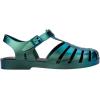 image:imageMelissa Possession Jelly Sandals for Women  The Original Jelly Shoes Fishermans Sandals with Adjustable Strap and Side BuckleMagic  BlackMetallic Green
