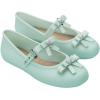 image:imageMelissa Soft Ballerina  Seasonless Flats for Women  Classic Ballet Flat Style with Adjustable Strap  LightasAir PVC Construction  Soft Foam Insole  Bubblegum ScentBow  GreenBeige
