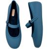 image:imageMelissa Soft Ballerina  Seasonless Flats for Women  Classic Ballet Flat Style with Adjustable Strap  LightasAir PVC Construction  Soft Foam Insole  Bubblegum ScentBlue