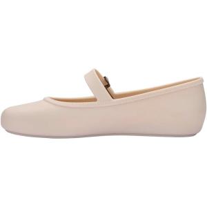 image:imageMelissa Soft Ballerina  Seasonless Flats for Women  Classic Ballet Flat Style with Adjustable Strap  LightasAir PVC Construction  Soft Foam Insole  Bubblegum ScentBeigeBeige