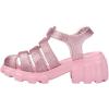 image:imagemini melissa Megan Platform Sandals for Kids PinkGlitter Pink 1