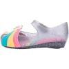 image:imagemini melissa Ultragirl Unicorn Mary Jane Shoes for Babies amp Toddlers  Comfy amp Cute Peep Toe Jelly Shoes wColorful Stripes amp Adjustable StrapGlitter ClearPink