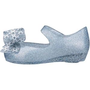 image:imageMelissa Mini Ultragirl  Frozen Mary Jane Flats for Little Girls Silver Glitter 5