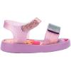 image:imagemini melissa Jump Sandals for Babies amp Toddlers  Papete Jelly Sandal wVelcro Fastener Comfy Sandals for Toddler GirlsLilacGlitter Lilac