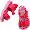 image:imagemini melissa Jump Sandals for Babies amp Toddlers  Papete Jelly Sandal wVelcro Fastener Comfy Sandals for Toddler GirlsPinkPearly Red