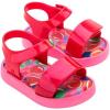 image:imagemini melissa Jump Sandals for Babies amp Toddlers  Papete Jelly Sandal wVelcro Fastener Comfy Sandals for Toddler GirlsPinkPearly Red