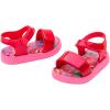 image:imagemini melissa Jump Sandals for Babies amp Toddlers  Papete Jelly Sandal wVelcro Fastener Comfy Sandals for Toddler GirlsPinkPearly Red