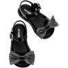 image:imagemini melissa Mar Hot Sandals for Babies amp Toddlers  Sparkly Sandals wHeart Buckle amp Bow for Baby Girls Kids Jelly ShoesMar Sweet  Glitter Black