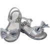 image:imagemini melissa Mar Hot Sandals for Babies amp Toddlers  Sparkly Sandals wHeart Buckle amp Bow for Baby Girls Kids Jelly ShoesMar Sweet  Pearly Silver