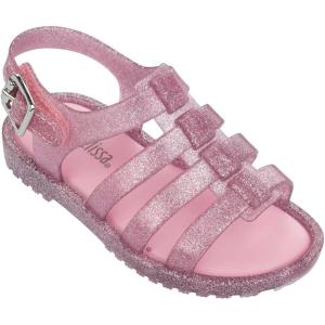 image:imagemini melissa Girls Flox Fisherman Sandals for ToddlersPinkGlitter Silver