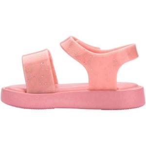 image:imagemini melissa Jump Sandals for Babies amp Toddlers  Papete Jelly Sandal wVelcro Fastener Comfy Sandals for Toddler GirlsPinkGlitter Pink